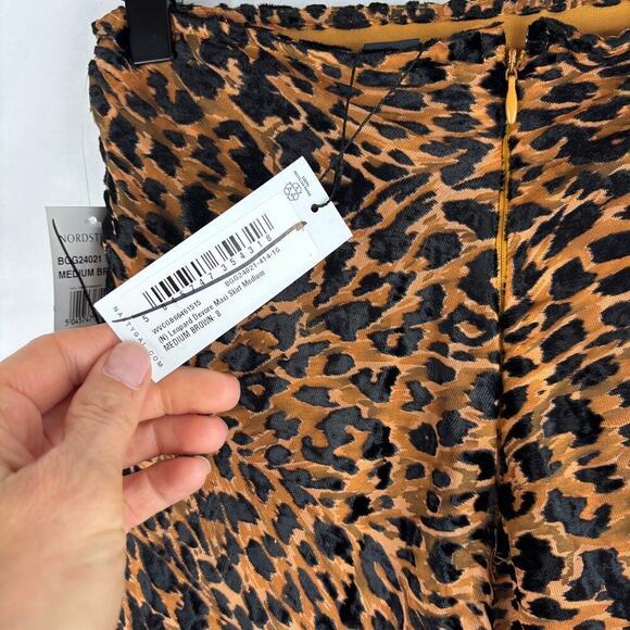 NWT Nasty Gal Leopard Lined Sheer Skirt Size 4 boho, funky, punk, minimalist - Picture 6 of 8